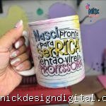 Professora Rica - Arte Avulsa Caneca (Abacaxi Sublimatico)
