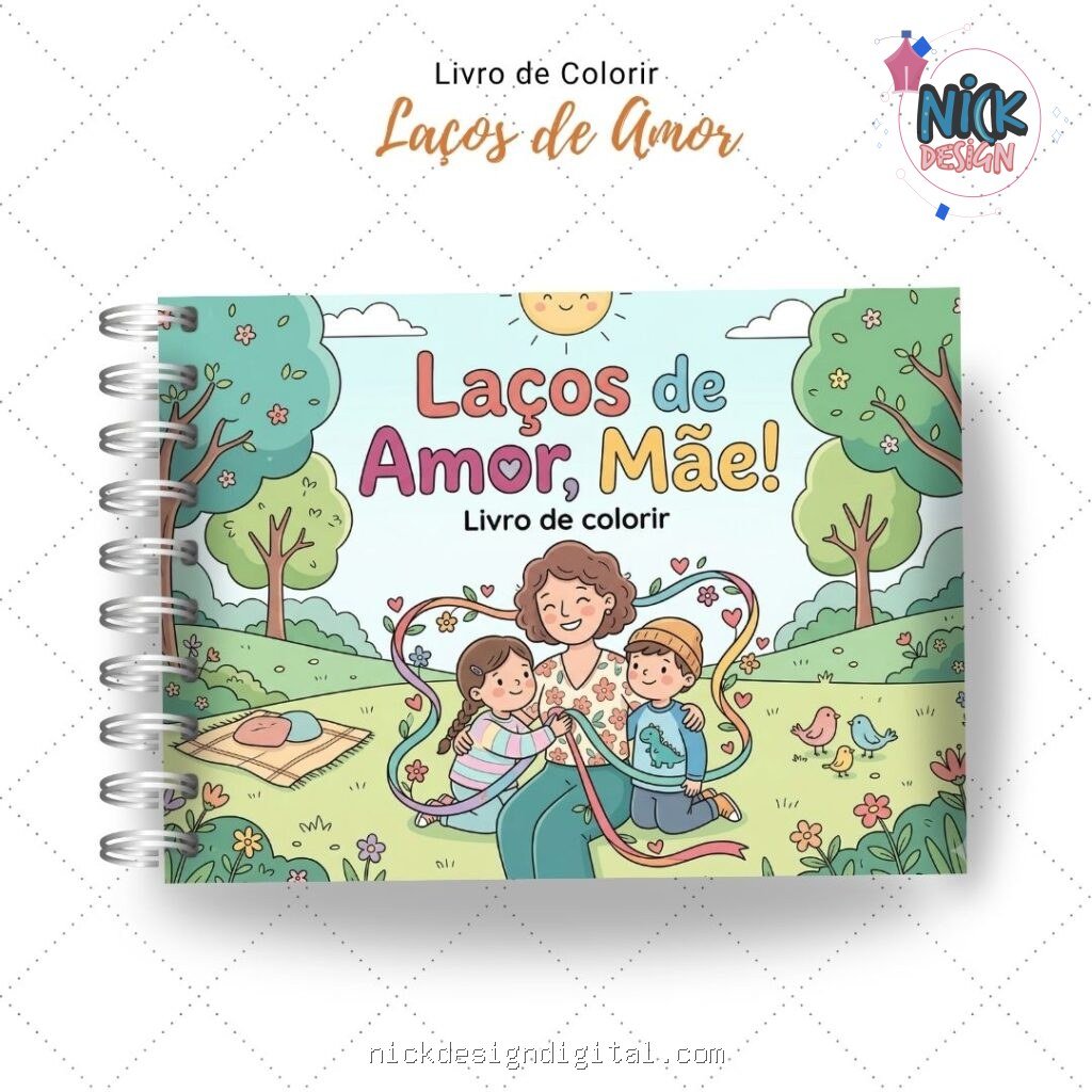 Laços de Amor - Livro de Colorir (Nick Design) - Imagem 9