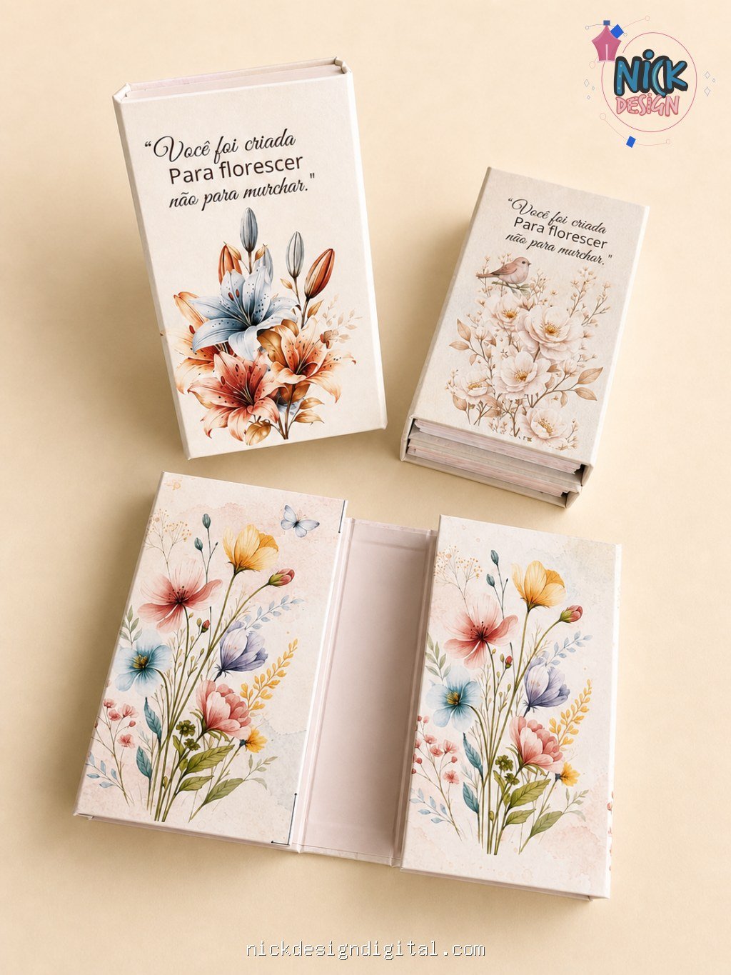 Mini Planners 4em1 - Coleção Jardim do Dia - Imagem 1