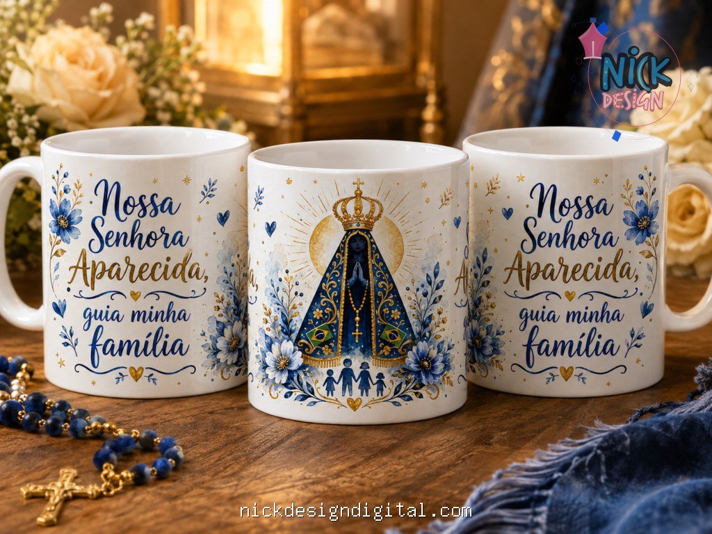 Pack Nossa Senhora Aparecida 2026 - Artes Canecas - Imagem 20