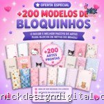 + de 200 Bloquinhos Nostálgicos