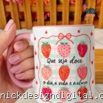 Que seja doce o dia a vida e a alma - Arte Avulsa Caneca