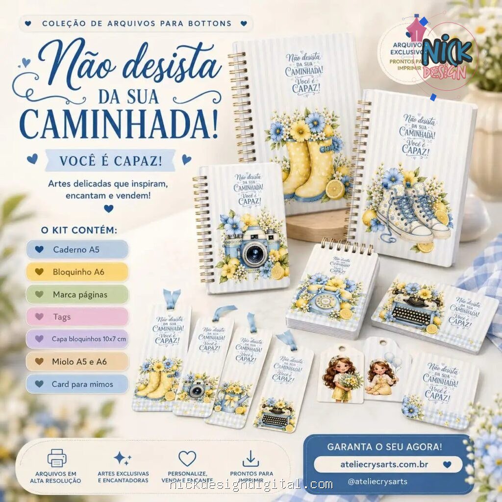 Coleção Não desista da sua caminhada - Imagem 1