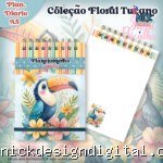 Planejamento Diário A5 Coleção Floral Tucano