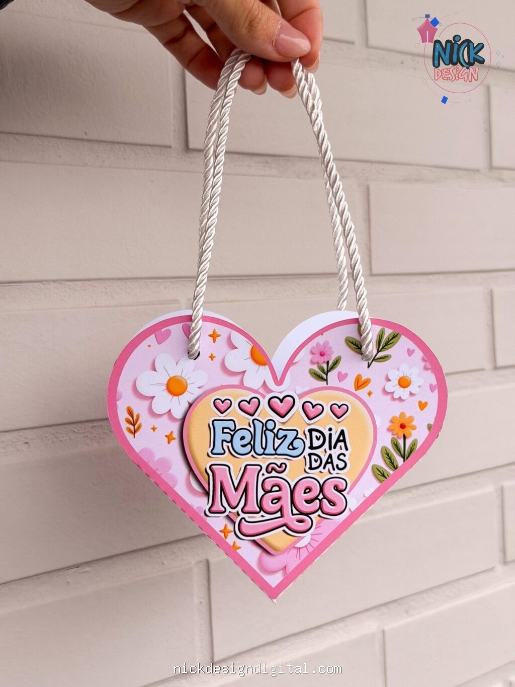 Bolsinha Coração - Dia das Mães (Pandoca) - Imagem 3