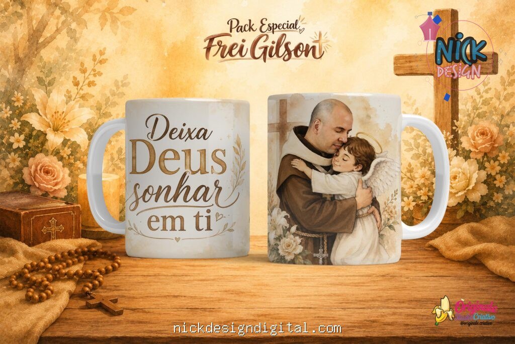 Coleção Frei Gilson - Artes para Canecas - Imagem 4