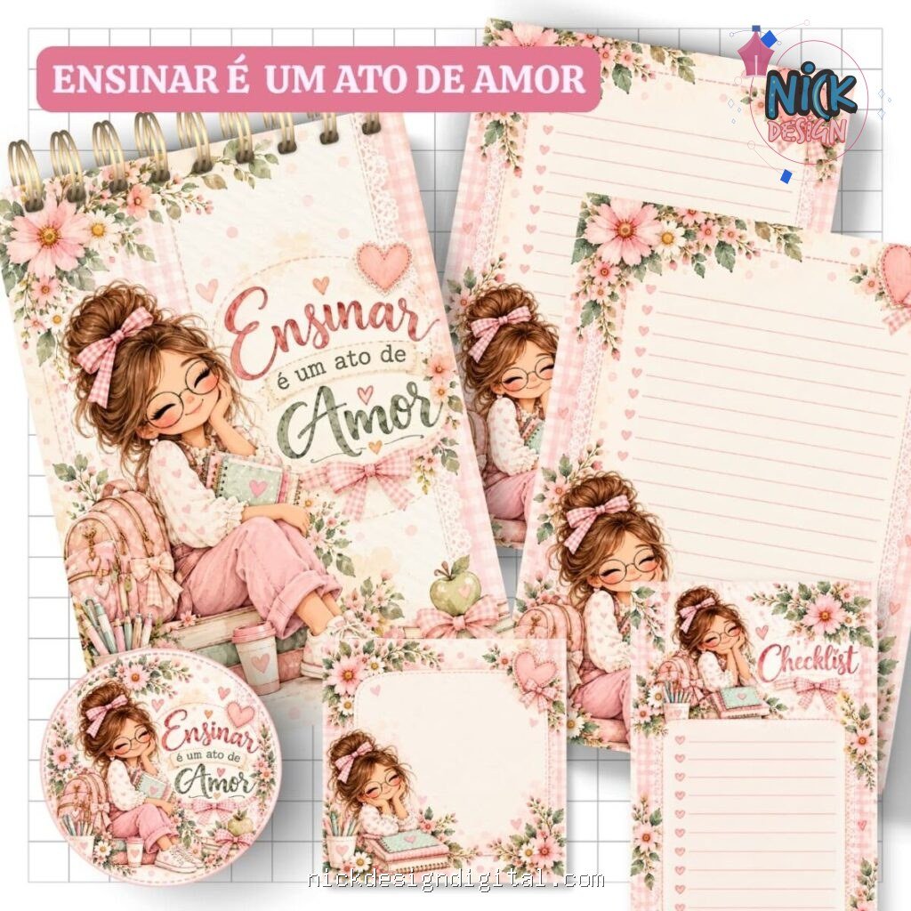 Kit Rosa - Ensinar com amor - Imagem 1
