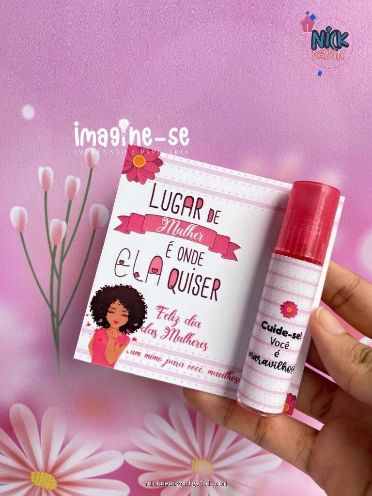 Cartão para Gloss - Dia das Mulheres