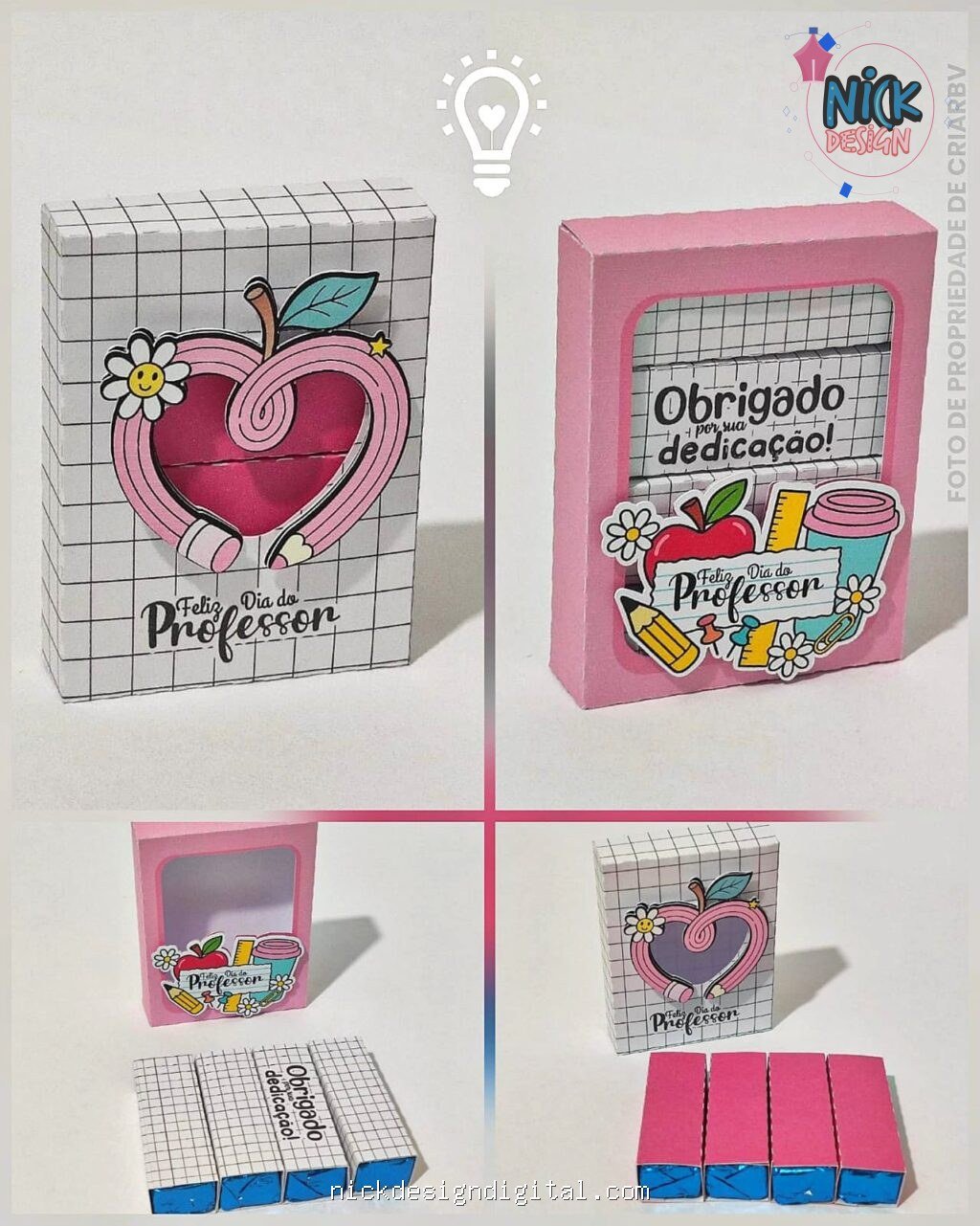 Caixa Porta Bis - Dia dos Professores - Imagem 1