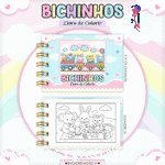 Bichinhos Fofos - Mini Livro Colorir (Lina)