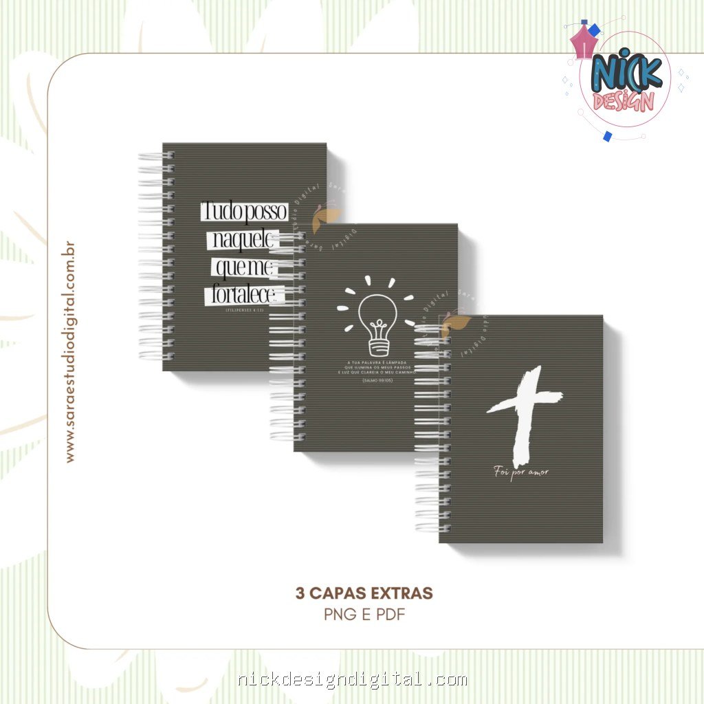 Evangélico - Caderno com versículos – Volume 1 e Volume 2 (Sara Estúdio) - Imagem 4