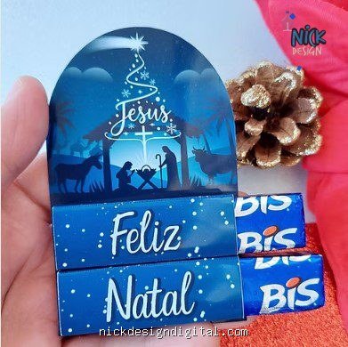 Card Bis Duplo Feliz Natal - Jesus