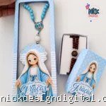 Nossa Senhora das Graças - Caixa Terço + Brinde