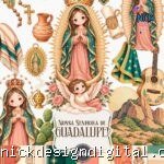 Santos - Nsra de Guadalupe - Ilustrações (Tita)