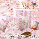 Kit Digital Páscoa Belle Fleur