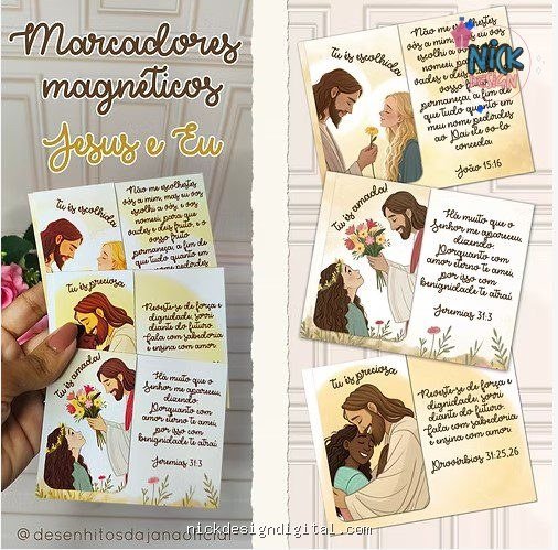 Marcadores Jesus e Eu
