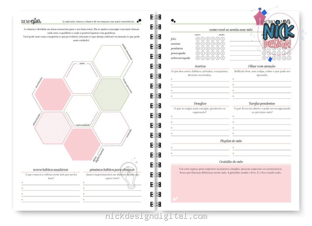 Miolo Planner Spring 2027 (Trilha de Papel) - Imagem 11