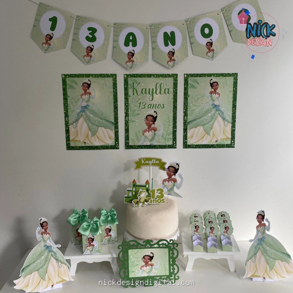 Princesa Tiana - Kit Festa Pronta - Imagem 1