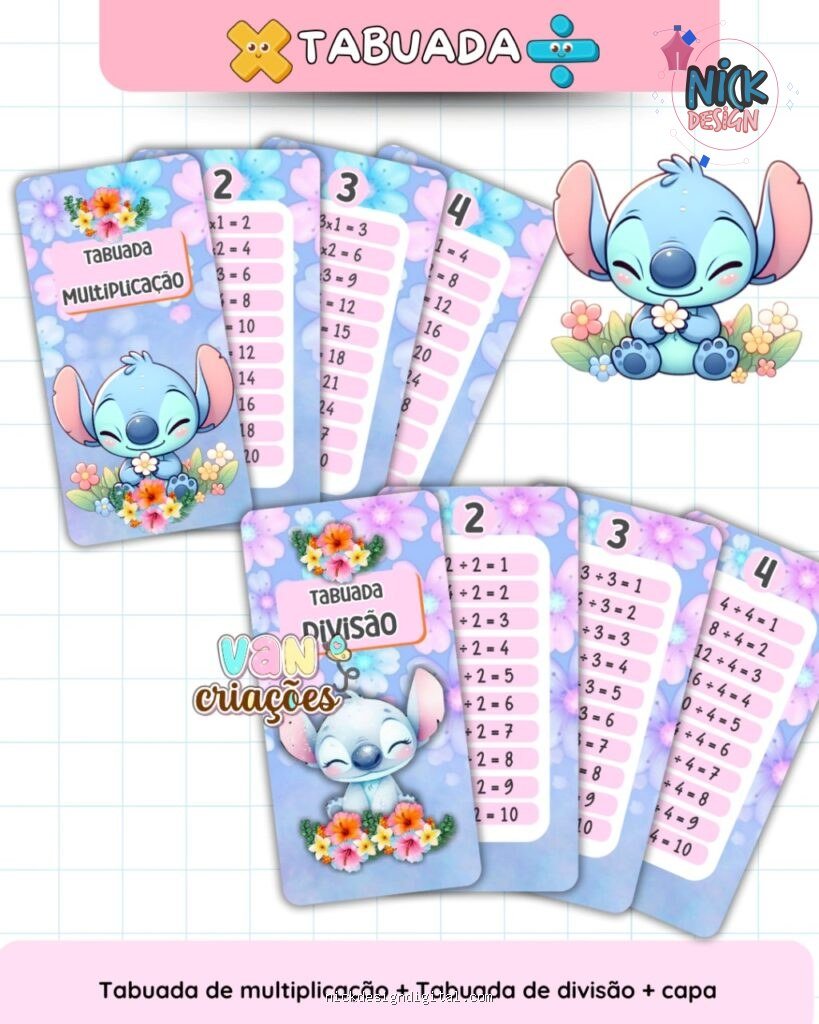 Tabuada Stitch