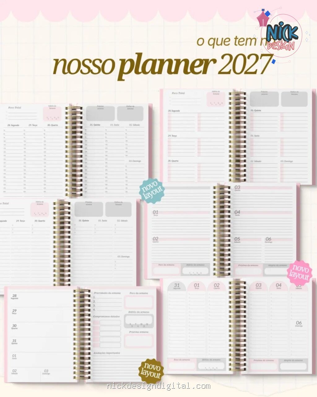 Kit Miolos Planners 2027 - Imagem 3
