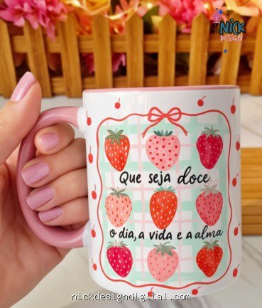 Que seja doce o dia a vida e a alma – Arte Avulsa Caneca