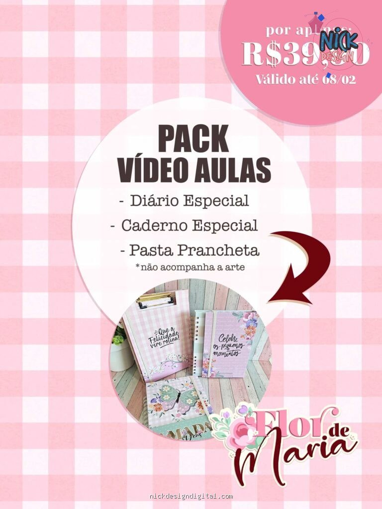 Flor de Maria - Video Aulas Encadernação Especial (Tita)
