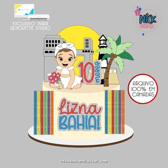 Baiana Salvador - Topo de Bolo - Imagem 1