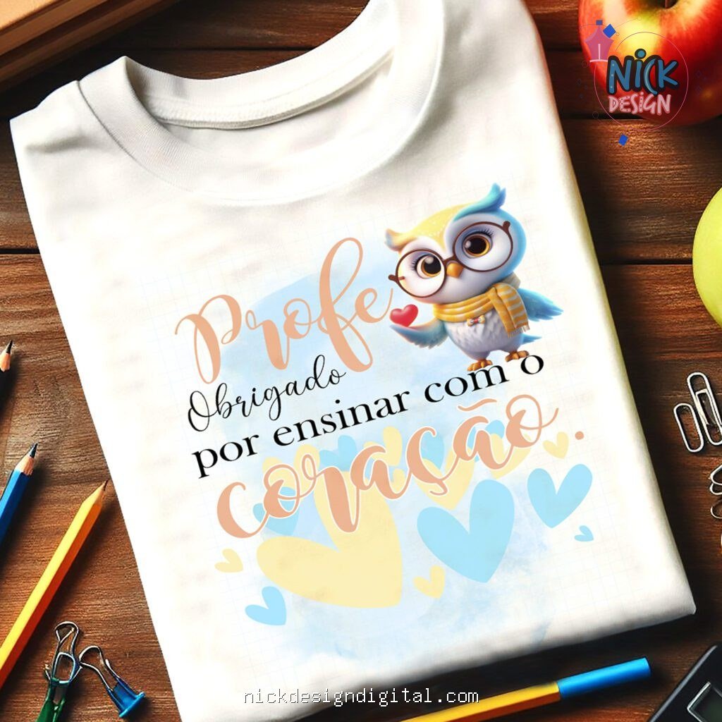 Artes Camiseta Dia dos Professores 2025 - Imagem 3