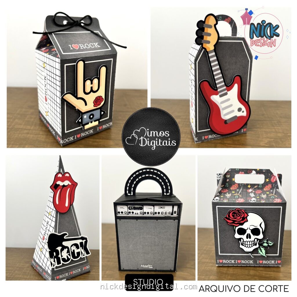 Rock - Kit Festa Pronta - Imagem 1
