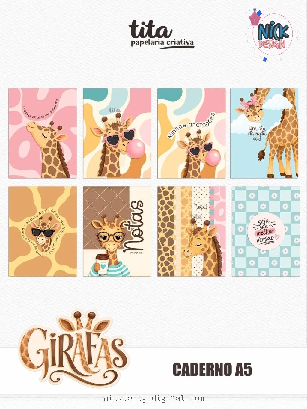 Girafas - Combo Encadernação - Imagem 6