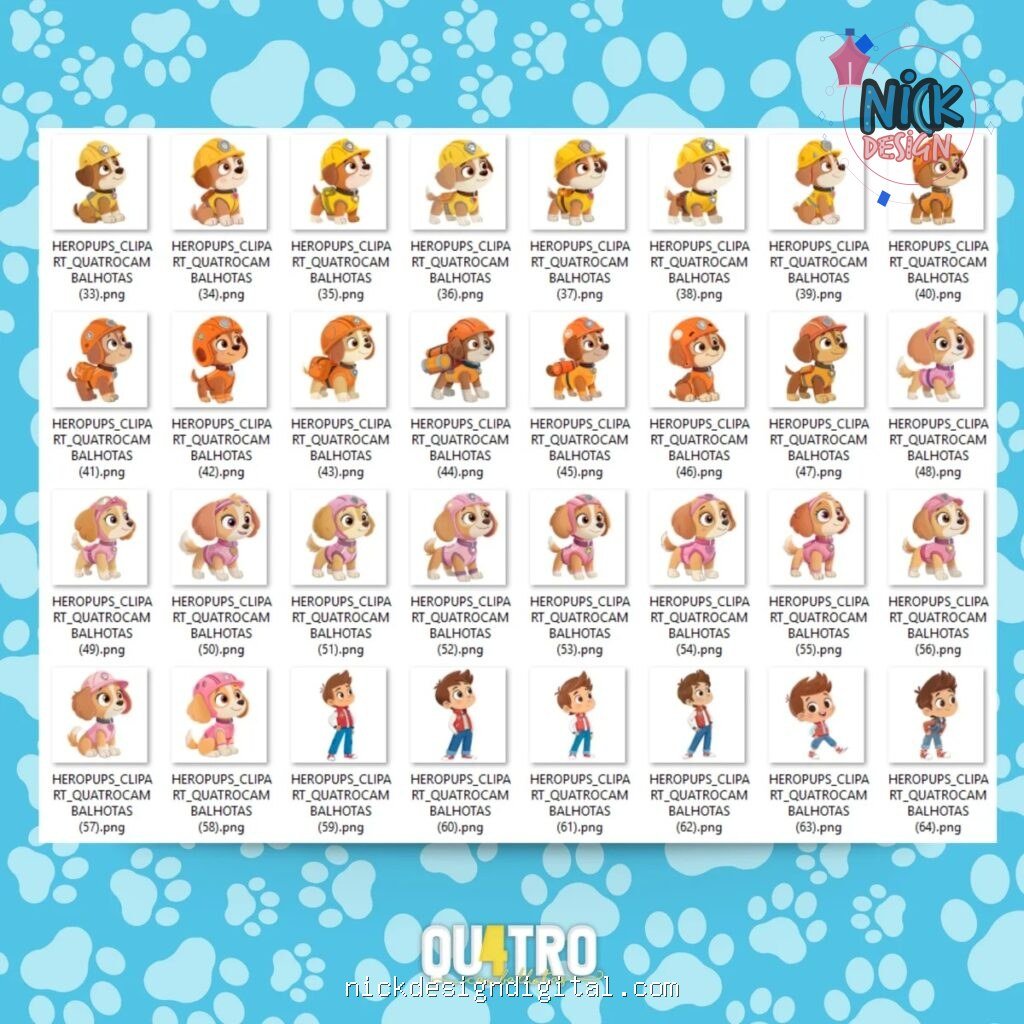 Hero Pups Squad • Paw Patrol - Kit Digital - Imagem 3