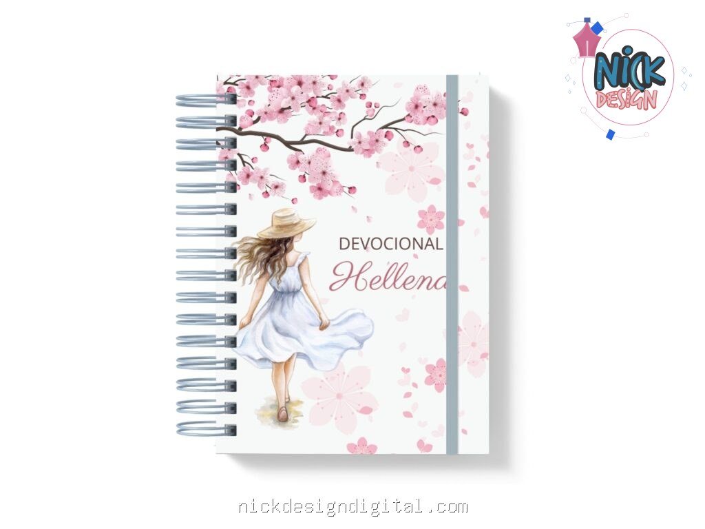 Devocional Mulher Virtuosa Floral - Editável no CANVA - Imagem 1