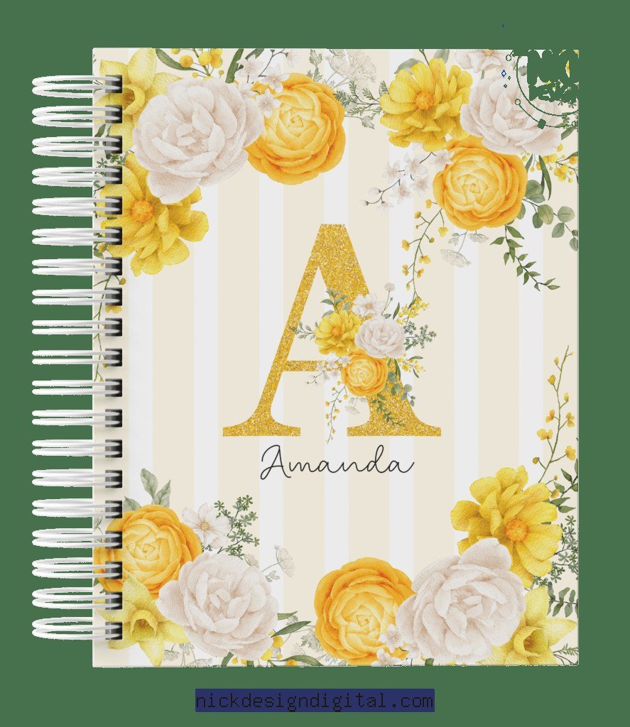 Amarelo - Alfabeto Floral 2026 (Dream Arts)