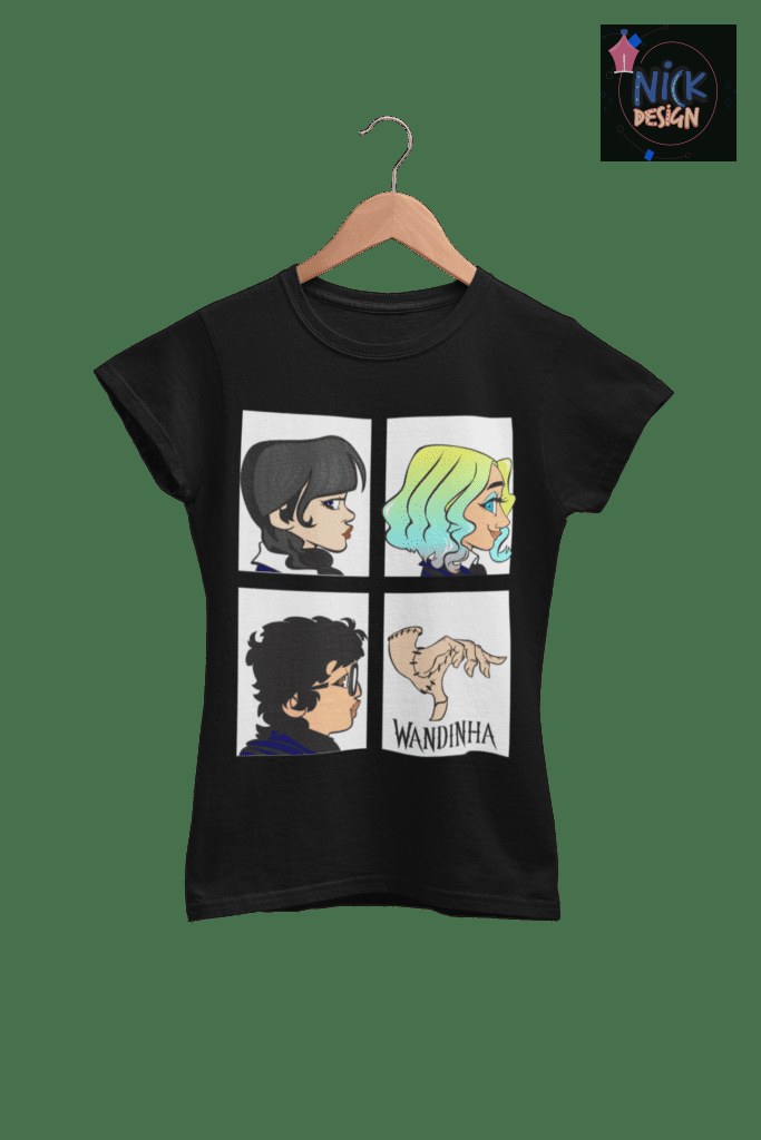 COMBO Wandinha 1 - Artes para Camisas - Imagem 1