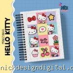 Coleção Minizinha Hello Kitty Azul (Metamopaper)