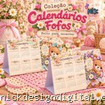 Kit Calendários Fofos