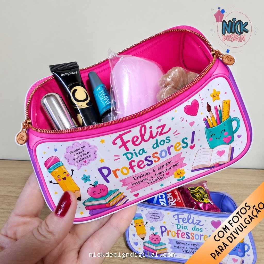 4 Estojos necessarie – Dia dos professores - Imagem 5