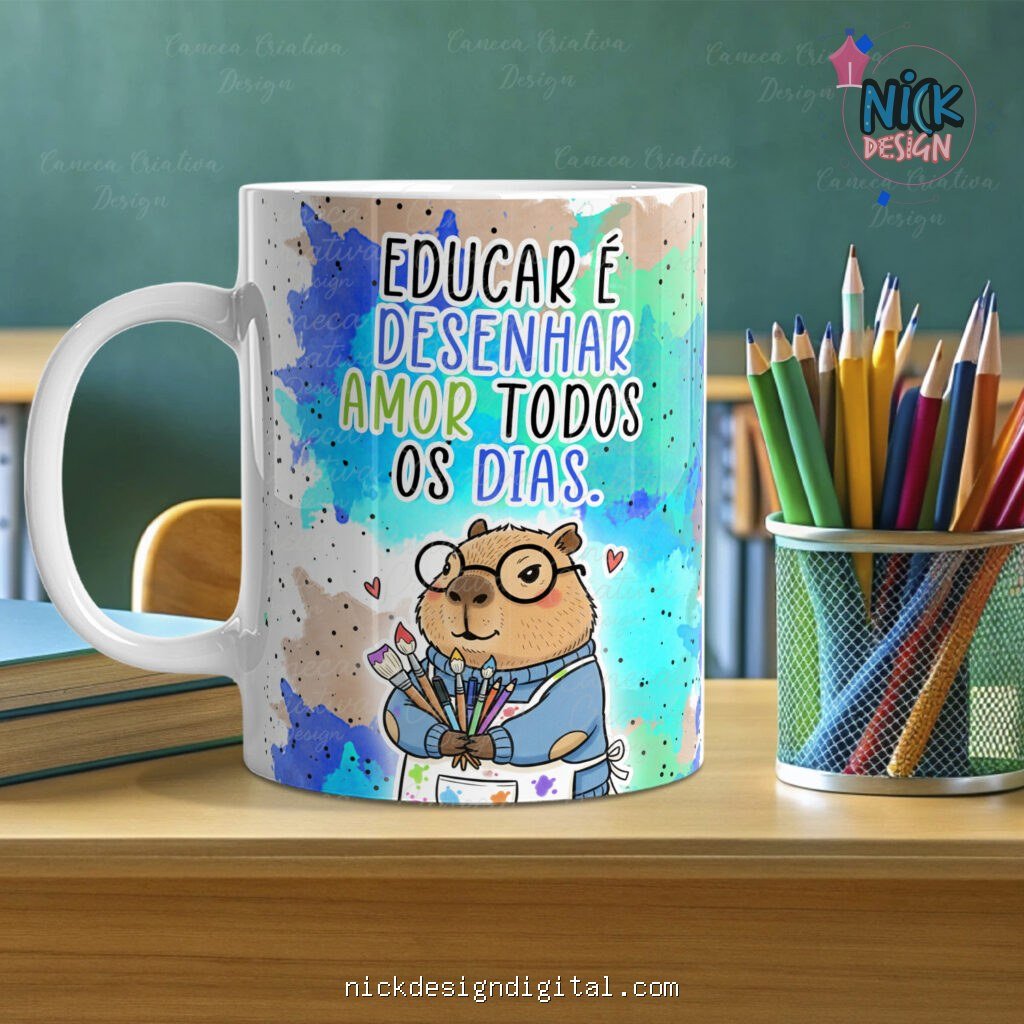 Capivarinhas Professores 2025 (Caneca Criativa) - Imagem 20
