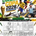 Livro de Colorir da Copa 2026