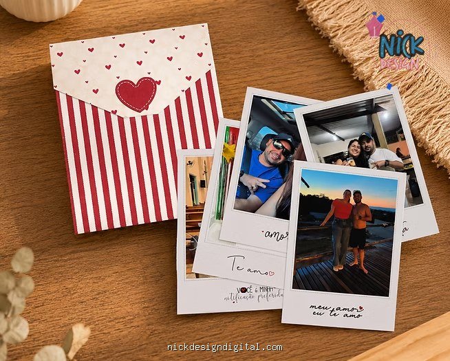Mini Polaroids + Envelope Decorado - Imagem 1