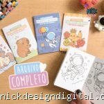 Mini Livro de Colorir - Dia das Crianças