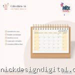 Calendário A6 Horizontal