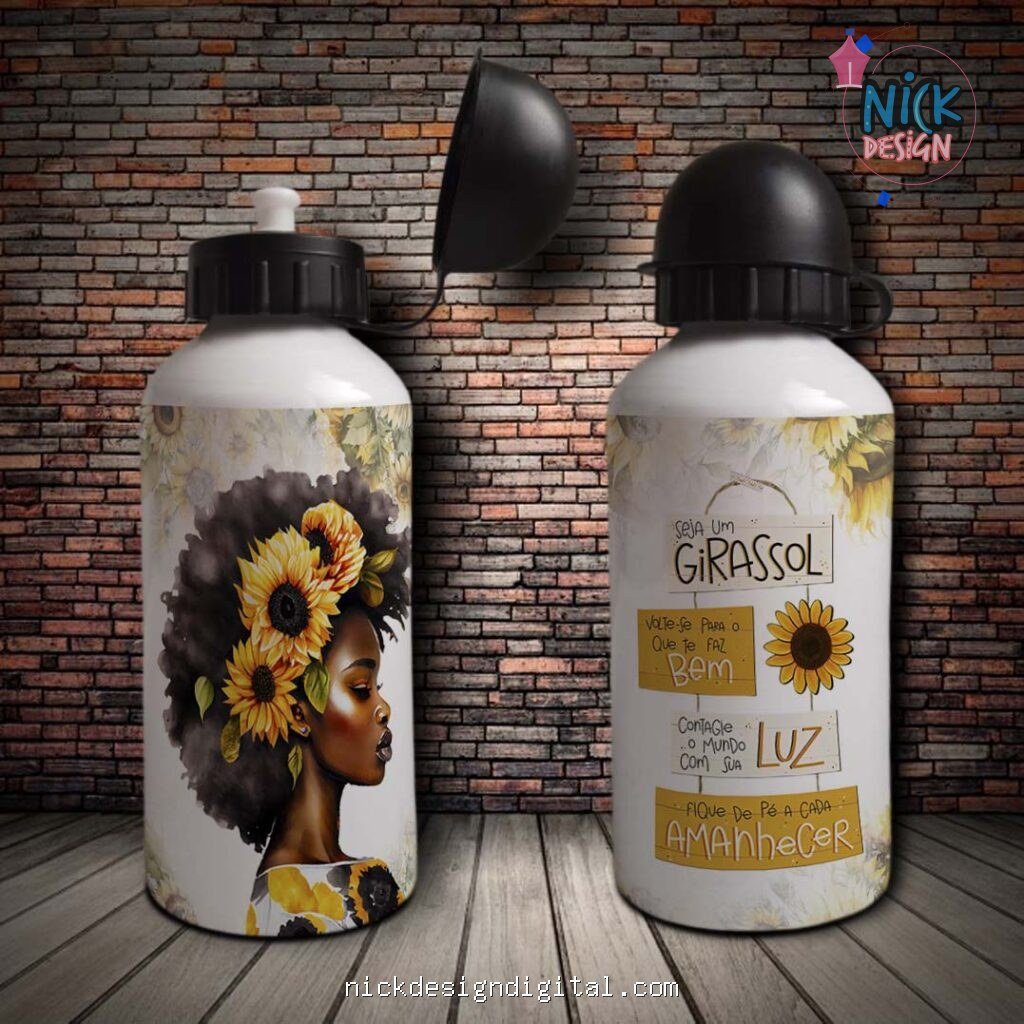 Girassol - Arte Avulsa Caneca e Squeeze - Imagem 2