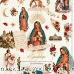Kit Ilustrações Nossa Senhora de Guadalupe 2