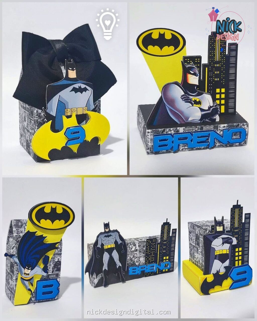 Batman - Kit Festa Pronta - Imagem 1