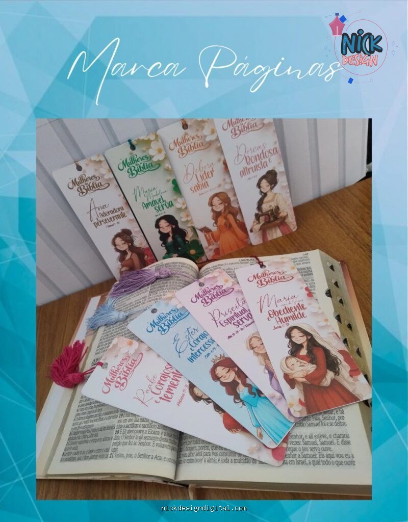 Marca Páginas Mulheres da Bíblia