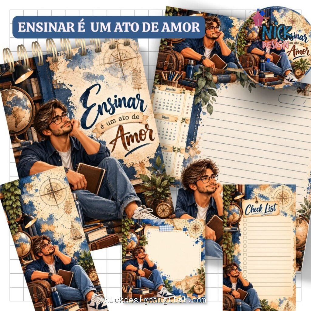 Kit Masculino - Ensinar com amo - Imagem 1