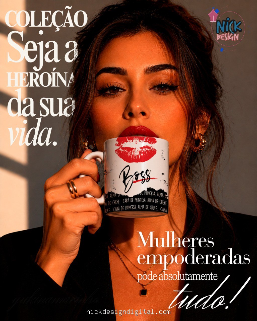 Seja a Heroína da sua Vida - Artes para Caneca - Imagem 1