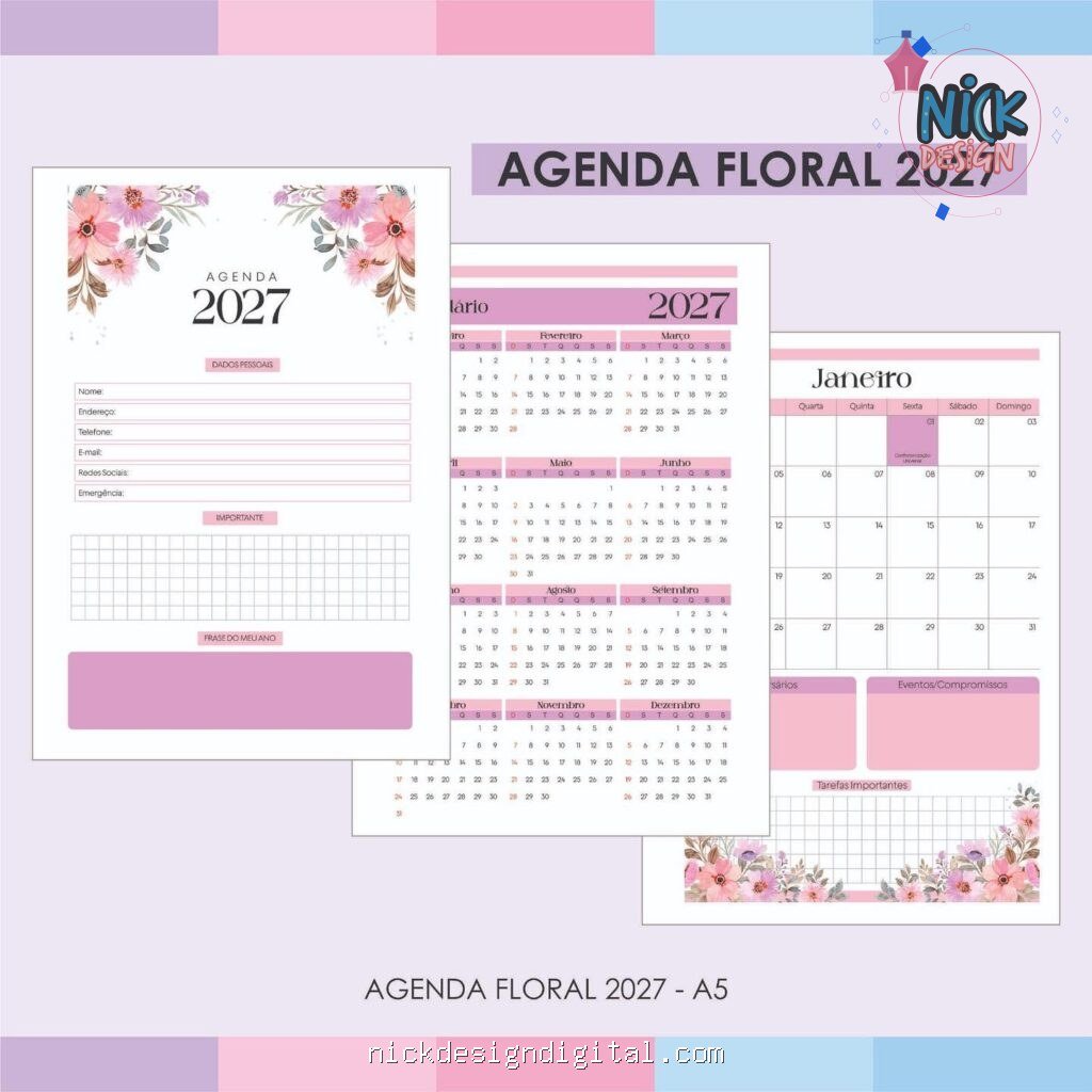 Agenda Floral 2027 - Imagem 3