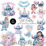 Stich Aniversário - Kit Digital
